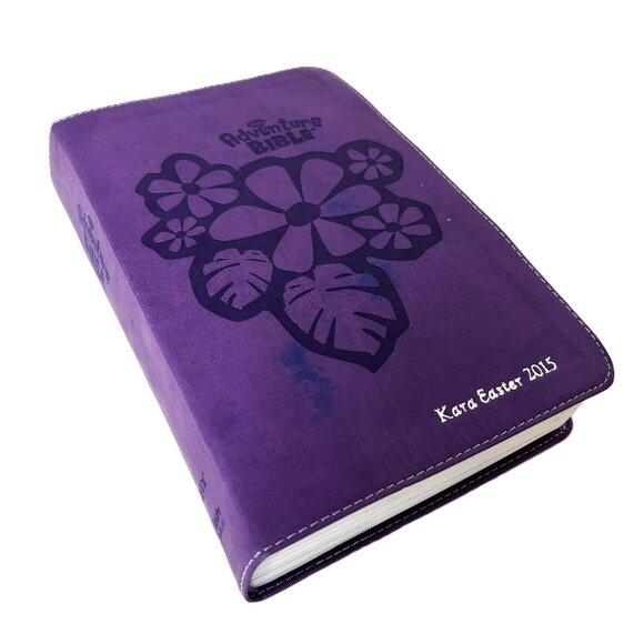 NIV Adventure Bible for Early Readers Children Faux Leather Purple Cover - Picture 1 of 14